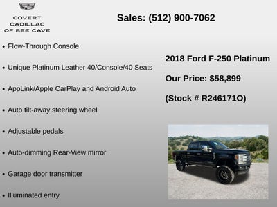 2018 Ford F-250SD Platinum