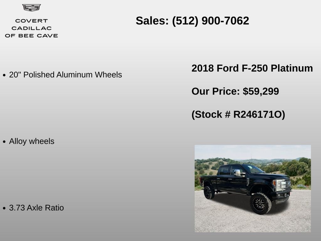 2018 Ford F-250SD Platinum