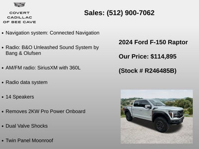 2024 Ford F-150 Raptor