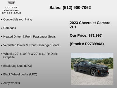 2023 Chevrolet Camaro ZL1