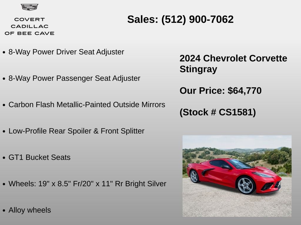 2024 Chevrolet Corvette Stingray 1LT