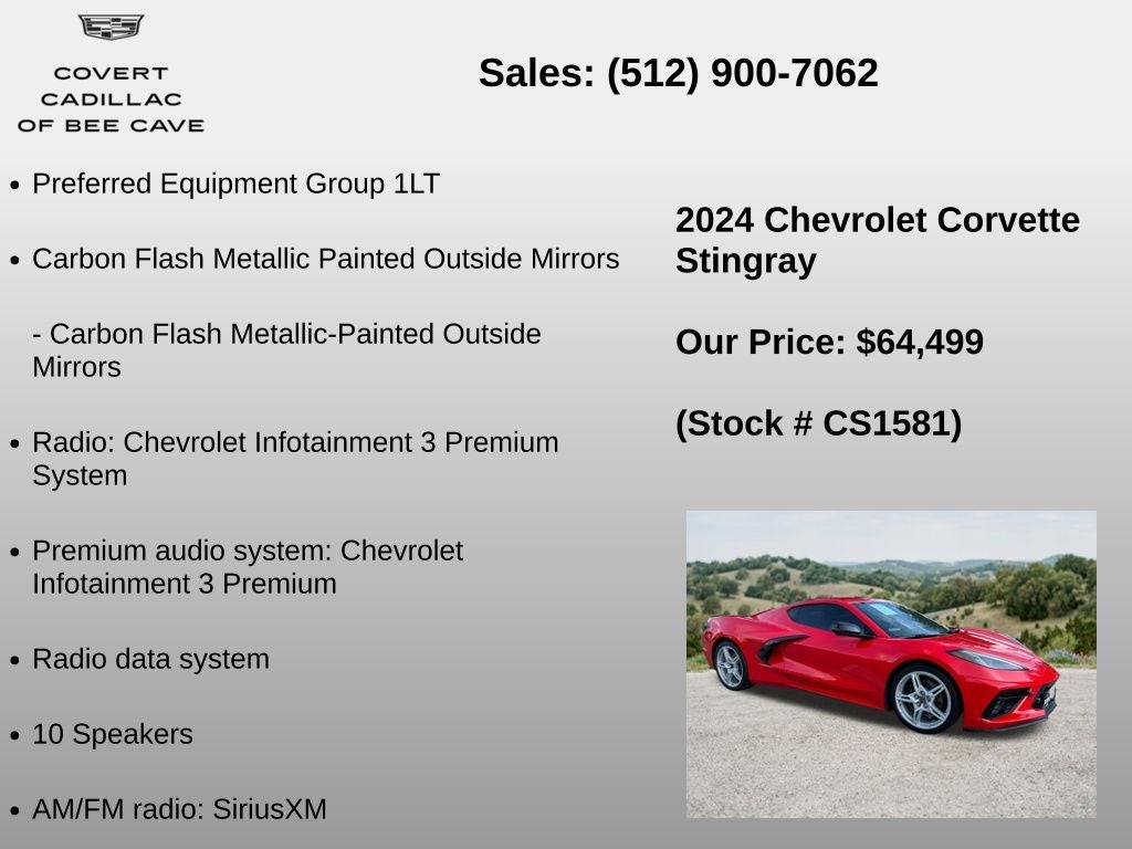 2024 Chevrolet Corvette Stingray 1LT