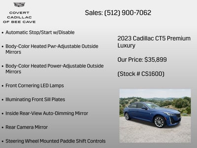 2023 Cadillac CT5 Premium Luxury