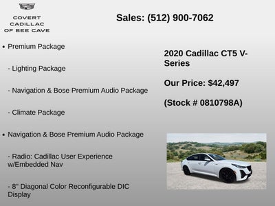 2020 Cadillac CT5 V-Series