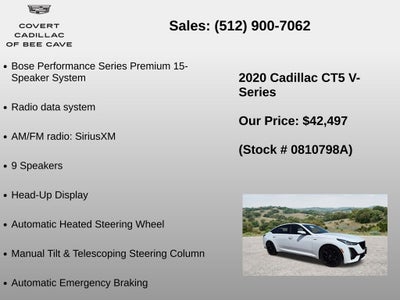 2020 Cadillac CT5 V-Series