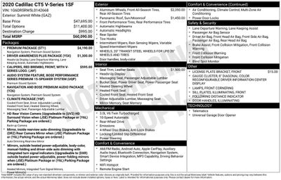 2020 Cadillac CT5 V-Series