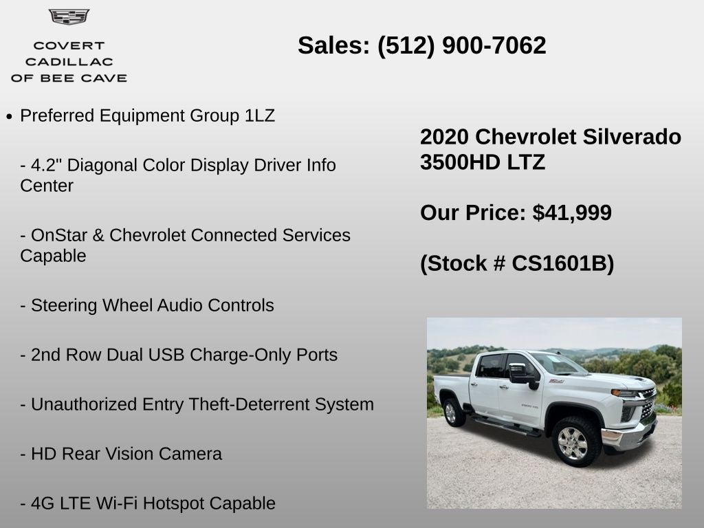 2020 Chevrolet Silverado 3500HD LTZ