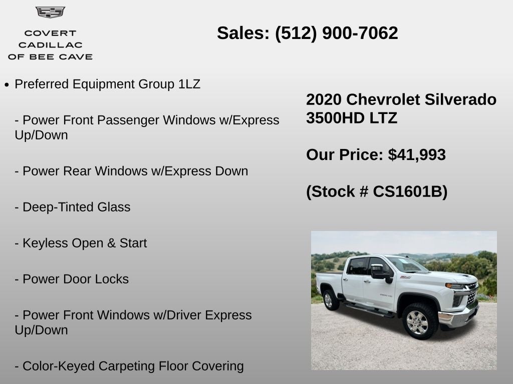 2020 Chevrolet Silverado 3500HD LTZ