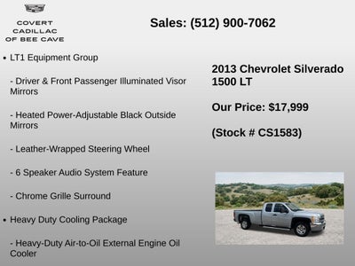 2013 Chevrolet Silverado 1500 LT