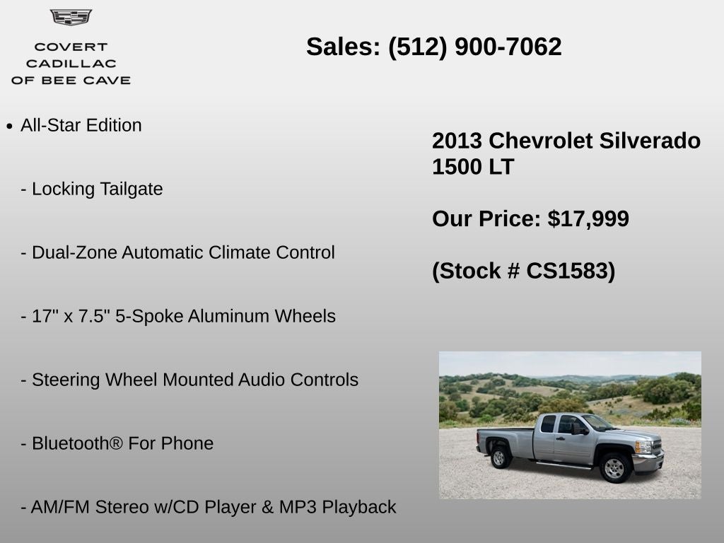 2013 Chevrolet Silverado 1500 LT