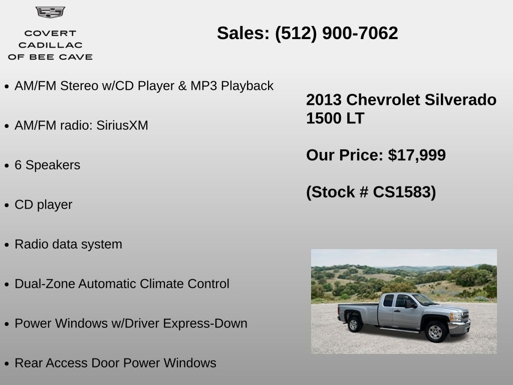 2013 Chevrolet Silverado 1500 LT