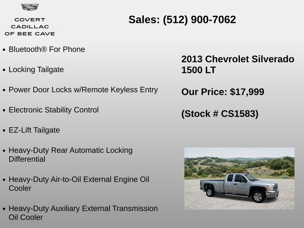 2013 Chevrolet Silverado 1500 LT