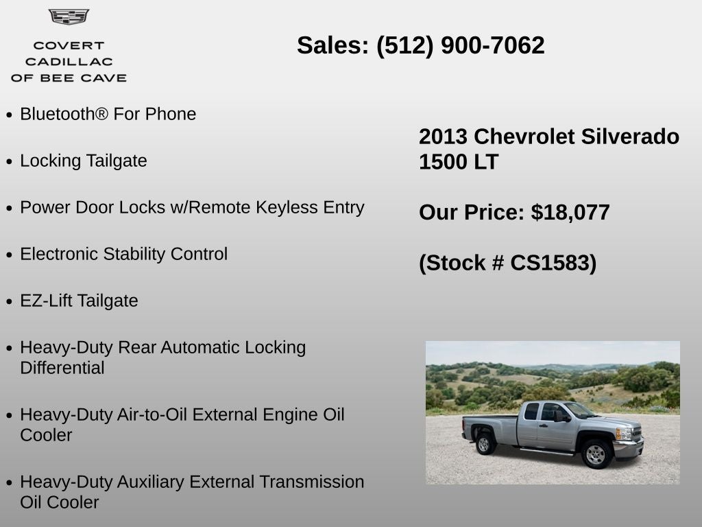 2013 Chevrolet Silverado 1500 LT