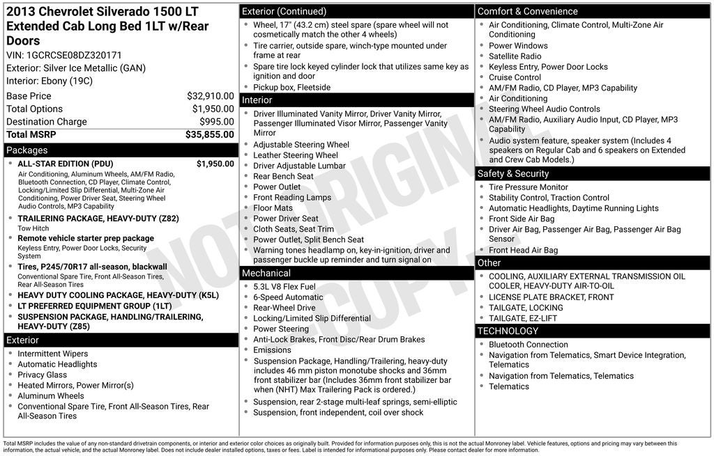 2013 Chevrolet Silverado 1500 LT