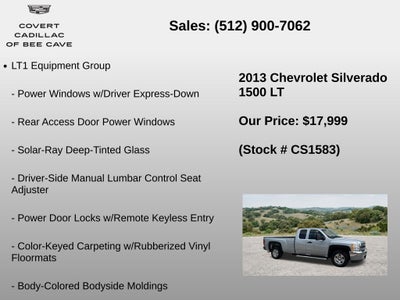 2013 Chevrolet Silverado 1500 LT