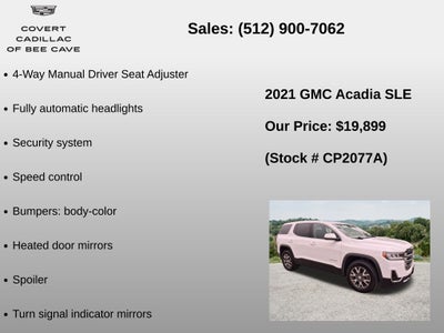 2021 GMC Acadia SLE