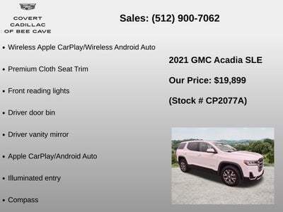 2021 GMC Acadia SLE