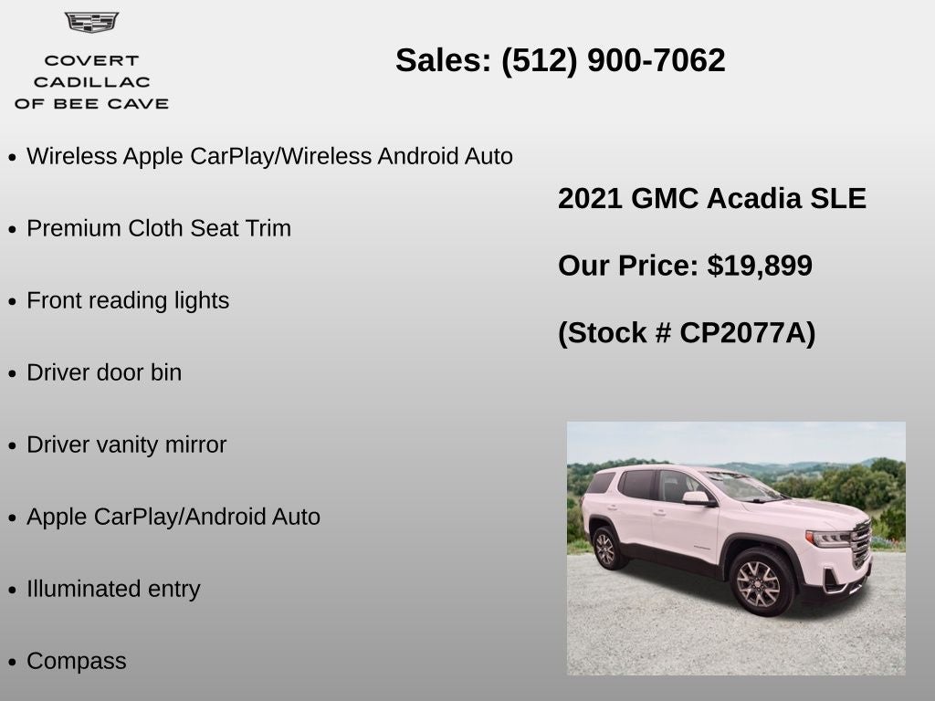 2021 GMC Acadia SLE