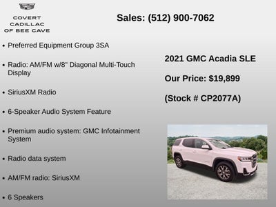 2021 GMC Acadia SLE