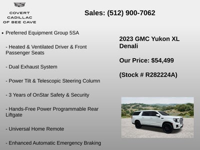 2023 GMC Yukon XL Denali