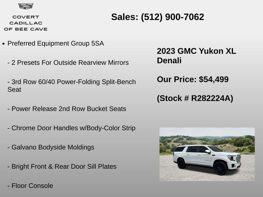 2023 GMC Yukon XL Denali