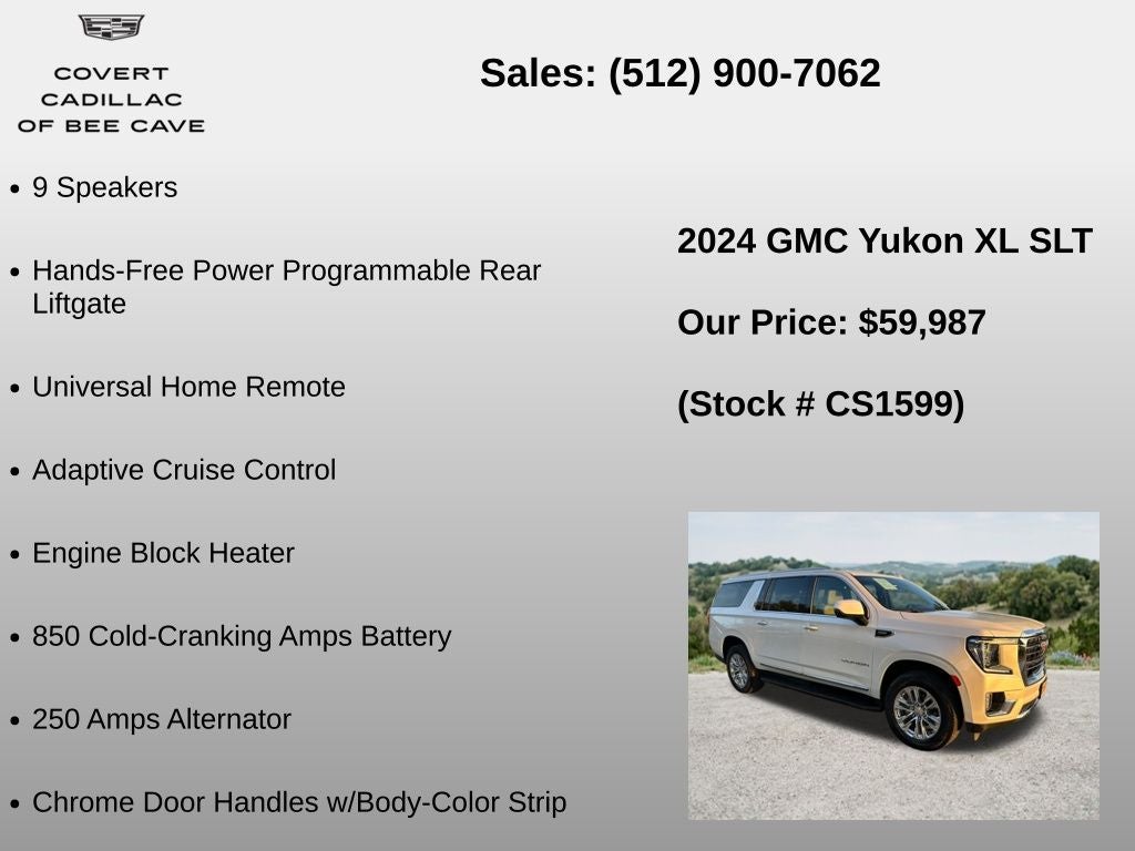2024 GMC Yukon XL SLT