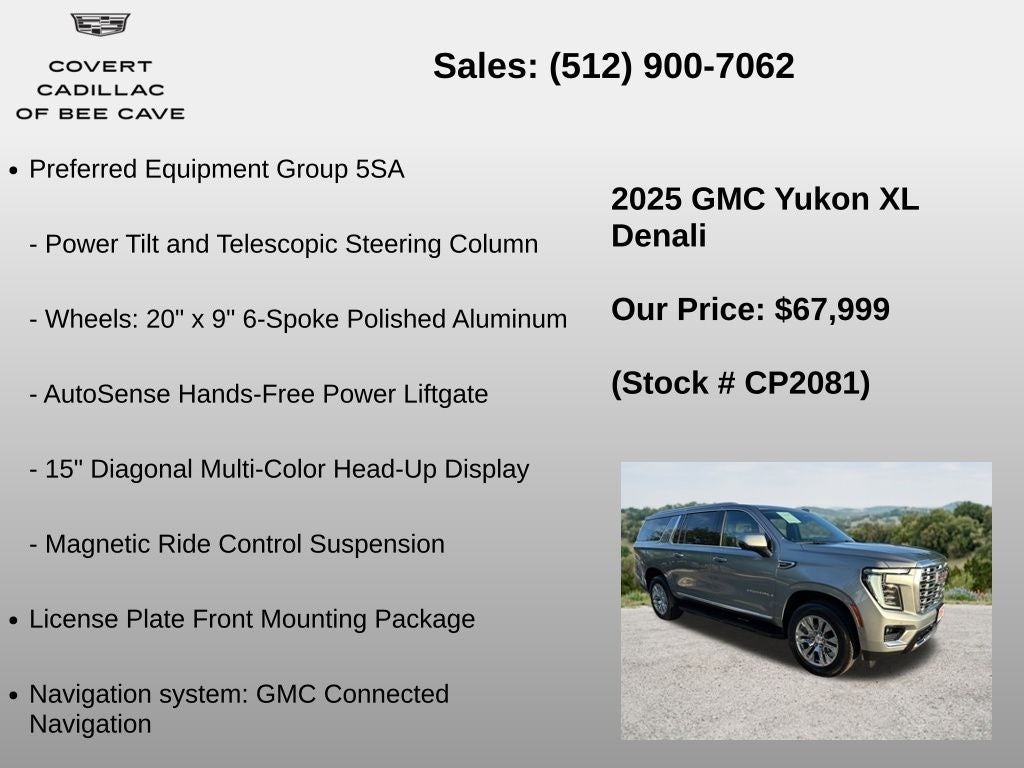 2025 GMC Yukon XL Denali