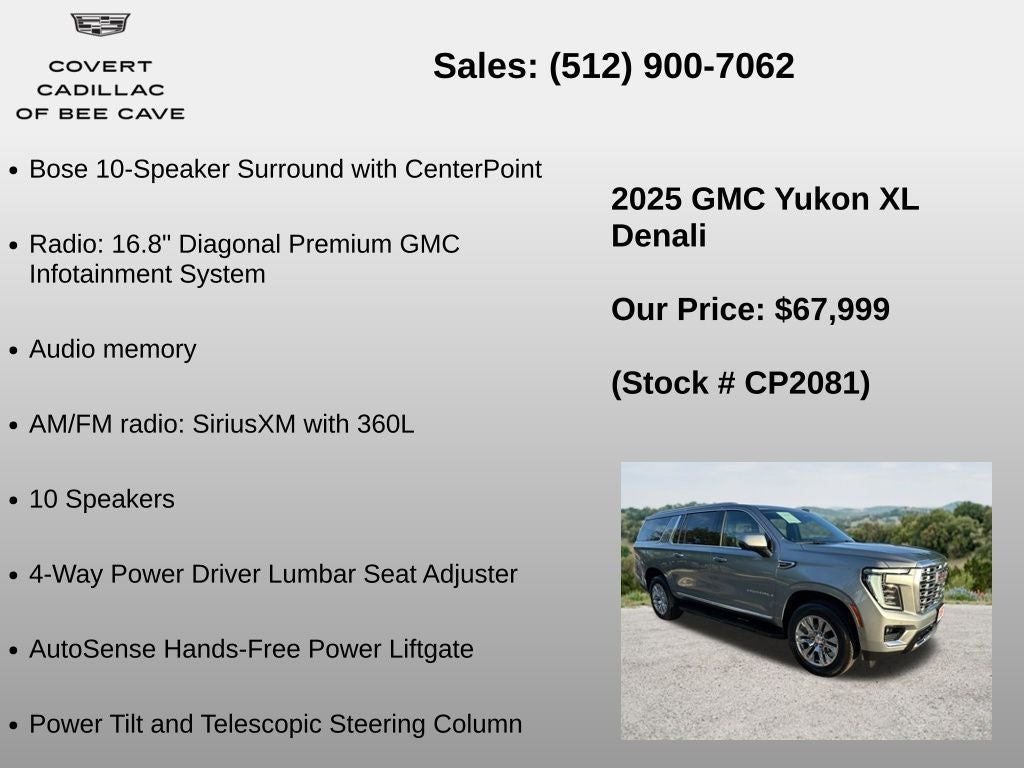 2025 GMC Yukon XL Denali