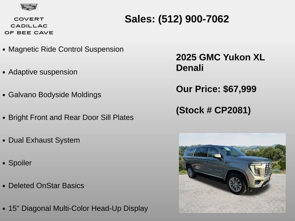 2025 GMC Yukon XL Denali