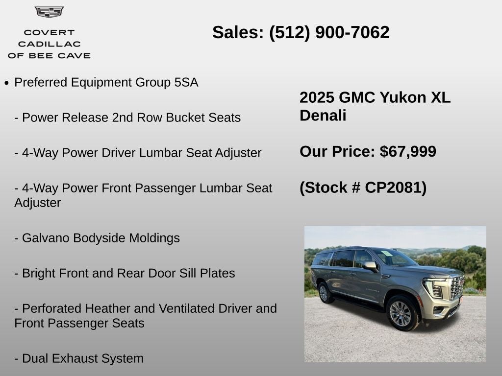 2025 GMC Yukon XL Denali
