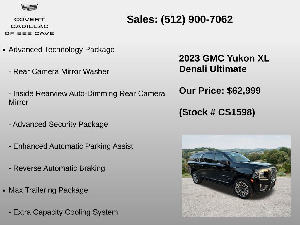 2023 GMC Yukon XL Denali Ultimate