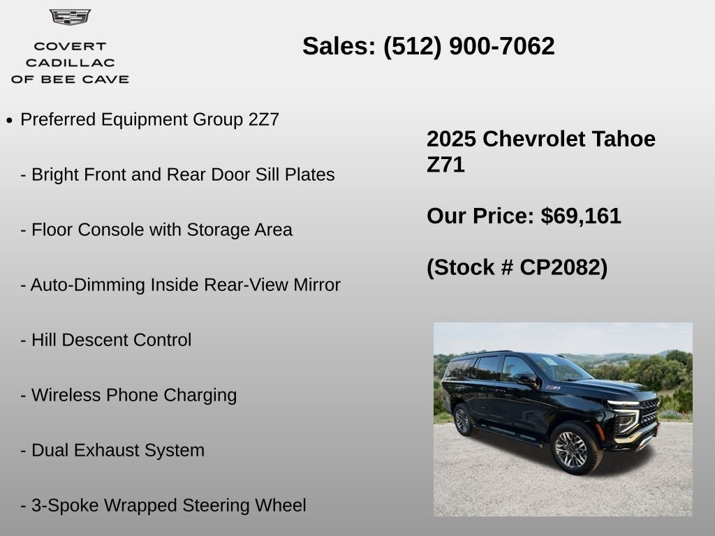 2025 Chevrolet Tahoe Z71