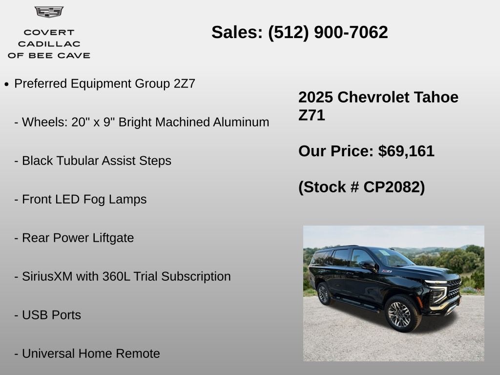 2025 Chevrolet Tahoe Z71