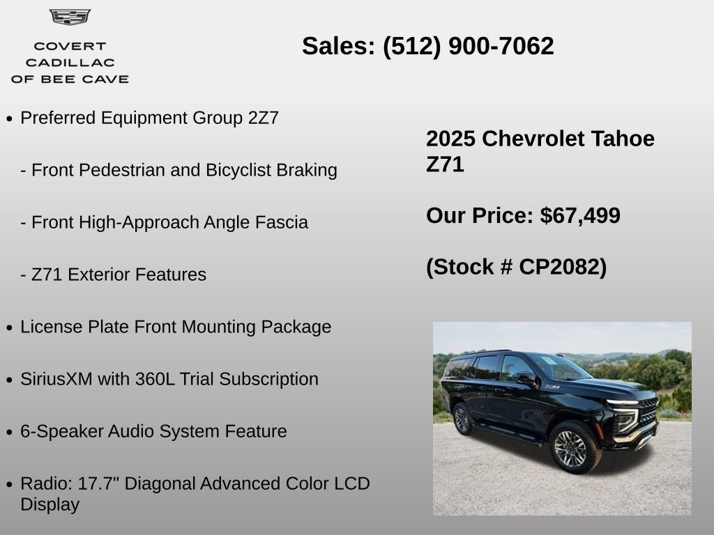 2025 Chevrolet Tahoe Z71
