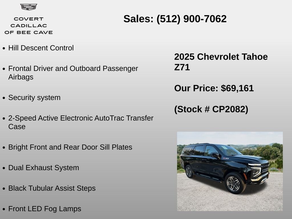 2025 Chevrolet Tahoe Z71