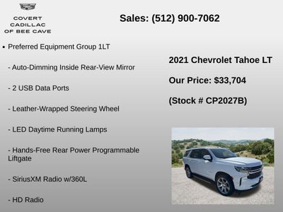 2021 Chevrolet Tahoe LT