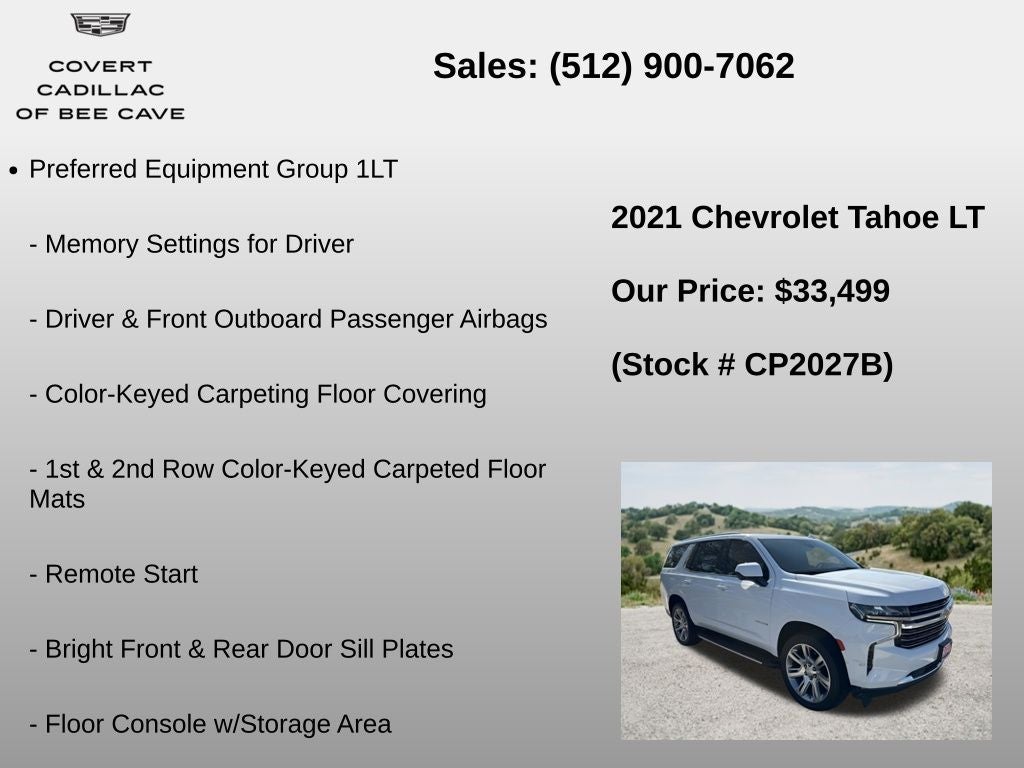 2021 Chevrolet Tahoe LT