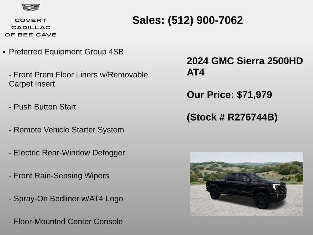 2024 GMC Sierra 2500HD AT4
