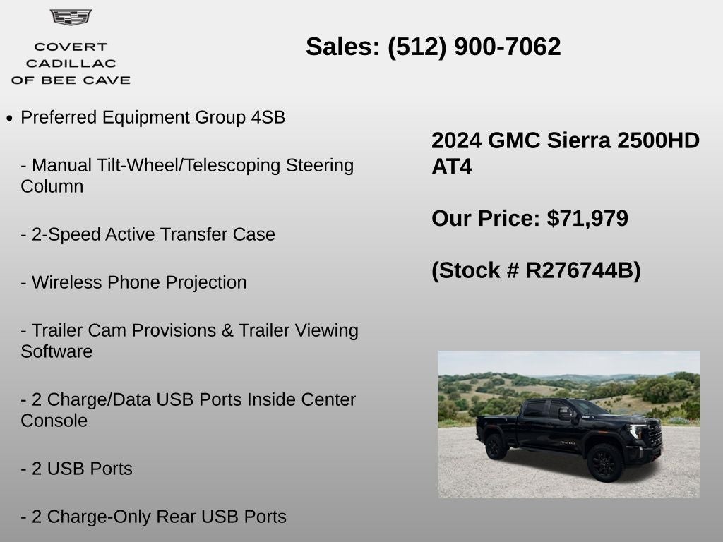 2024 GMC Sierra 2500HD AT4