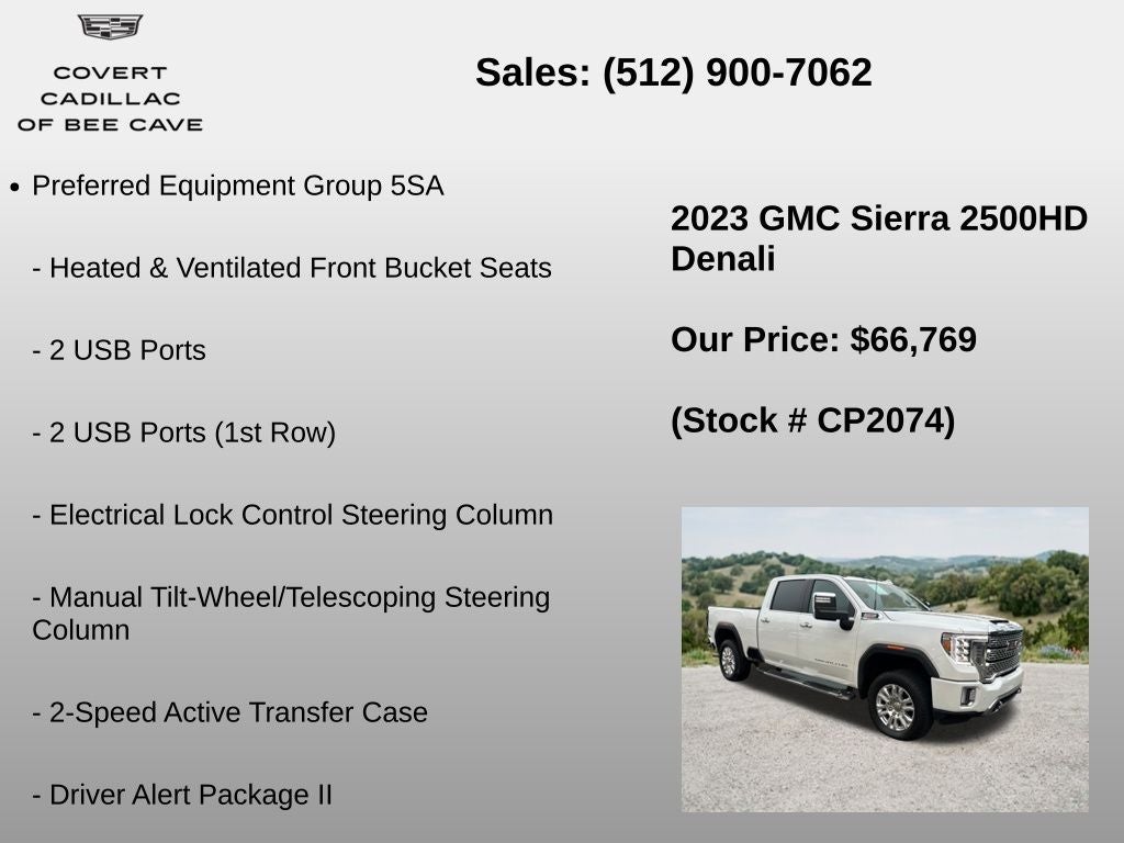 2023 GMC Sierra 2500HD Denali