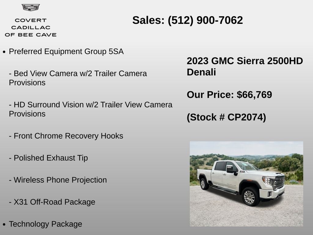 2023 GMC Sierra 2500HD Denali
