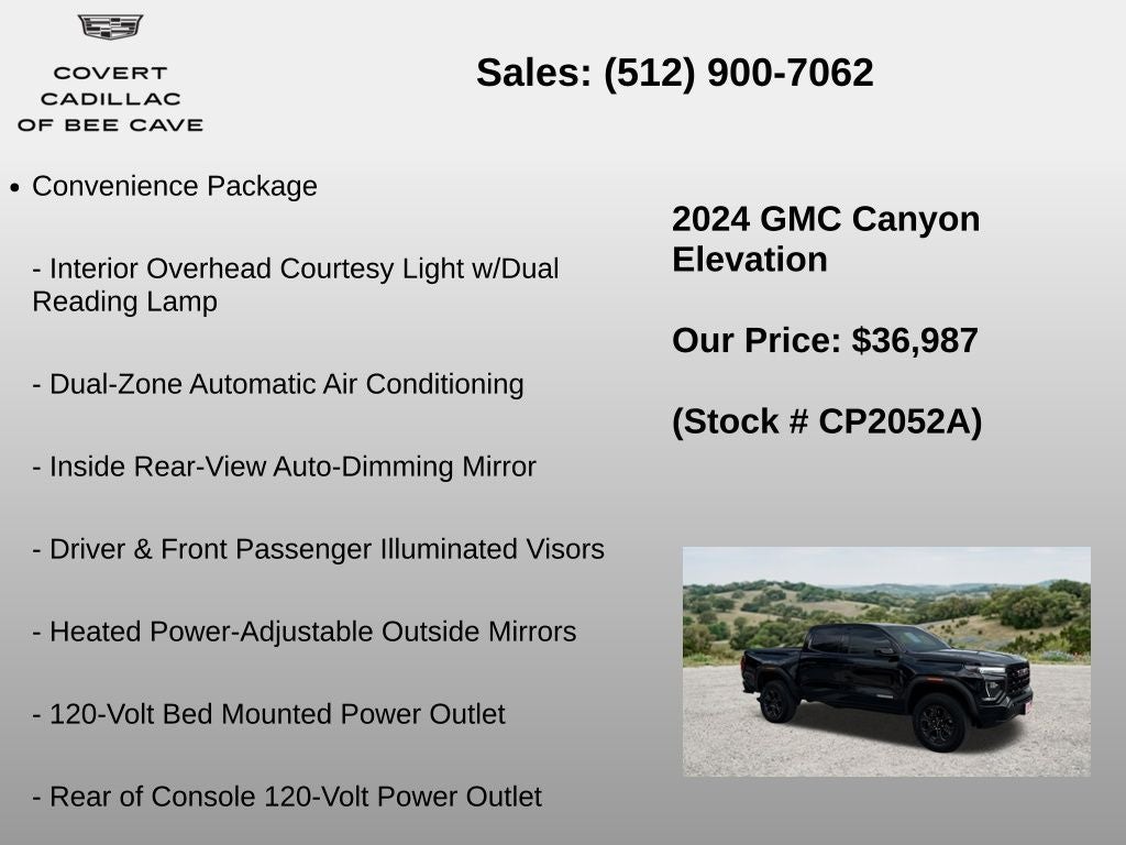 2024 GMC Canyon Elevation