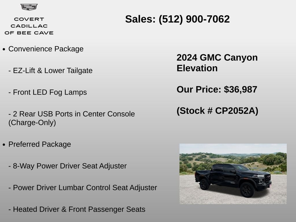 2024 GMC Canyon Elevation
