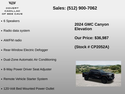 2024 GMC Canyon Elevation