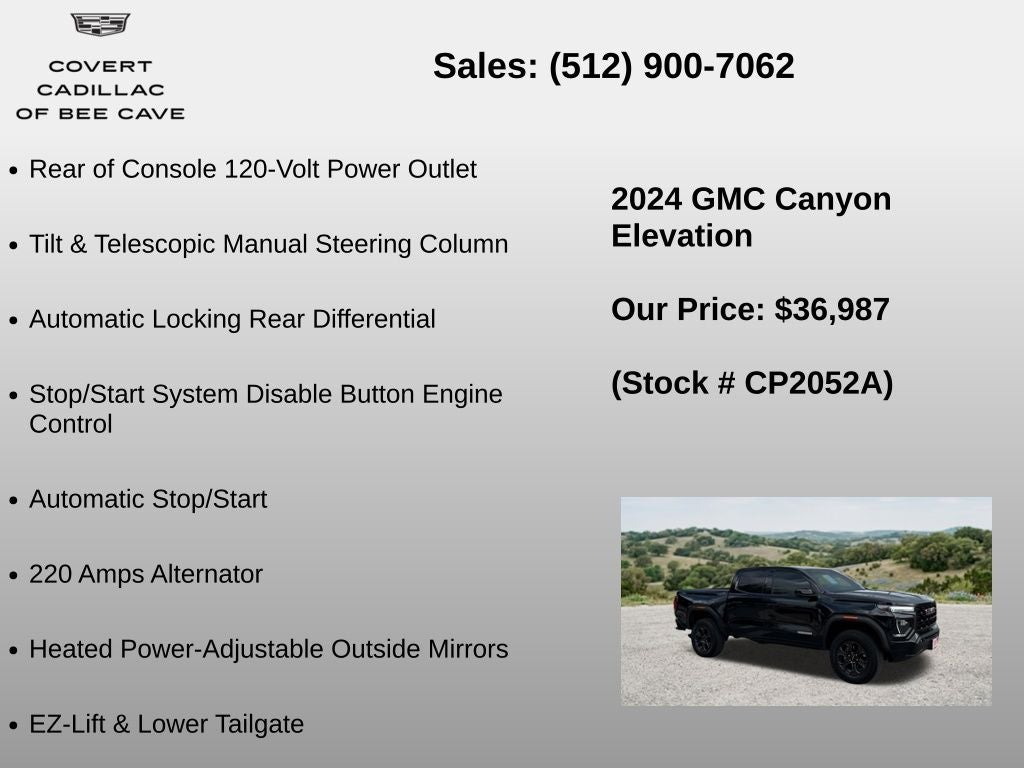 2024 GMC Canyon Elevation