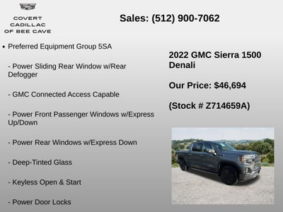 2022 GMC Sierra 1500 Limited Denali