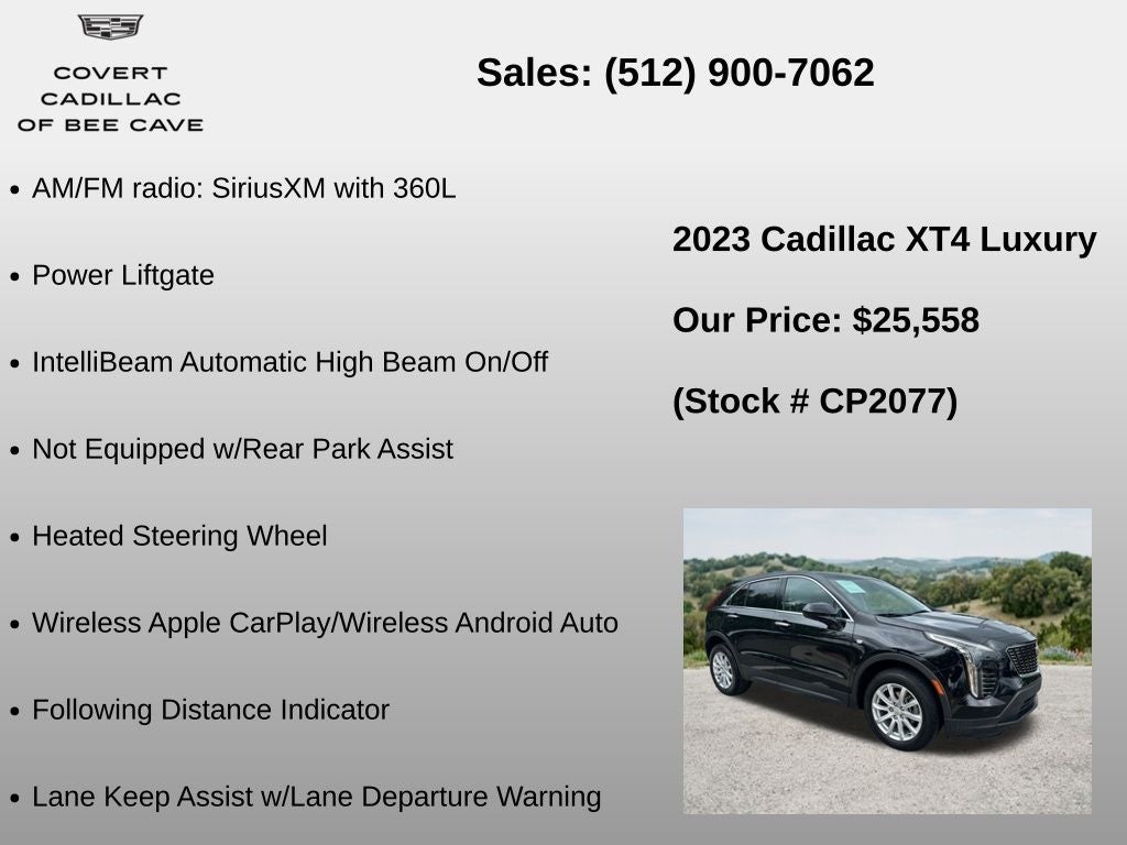 2023 Cadillac XT4 Luxury