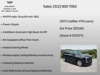 2023 Cadillac XT4 Luxury