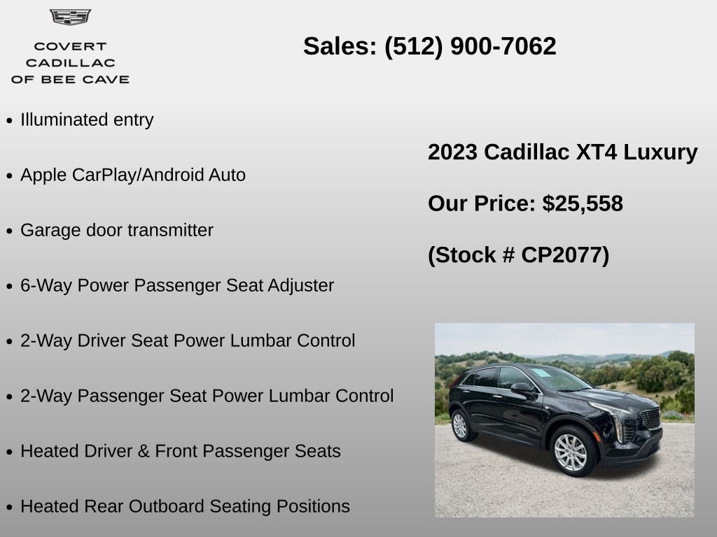 2023 Cadillac XT4 Luxury