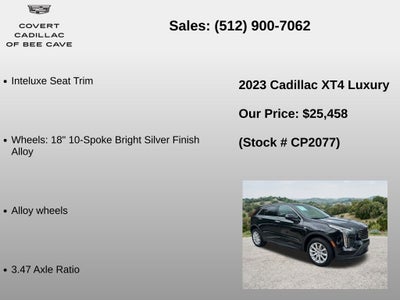2023 Cadillac XT4 Luxury